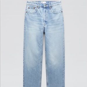 Zara straight leg jeans blue size 28 (ca 6)